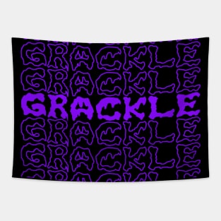 Grackle Repeating Text Tapestry