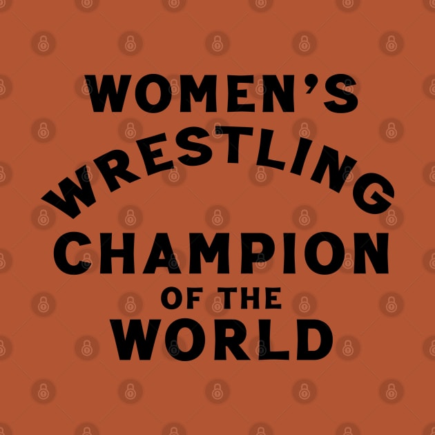 Womens Wrestling Champion by Trendsdk