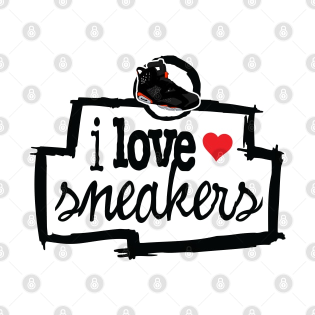 I Love Sneakers J6 Infra by Tee4daily