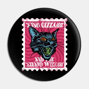 King Gizzard Lizard Wizard Psychedelic Cat Pin