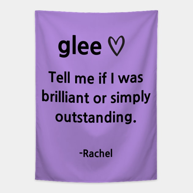 Glee/Rachel Tapestry by Said with wit