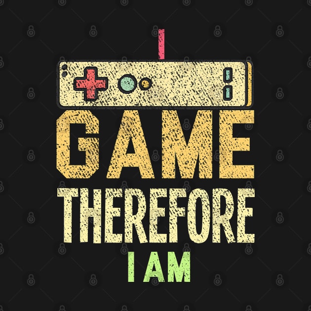 I Game Therefore I Am by NoBreathJustArt