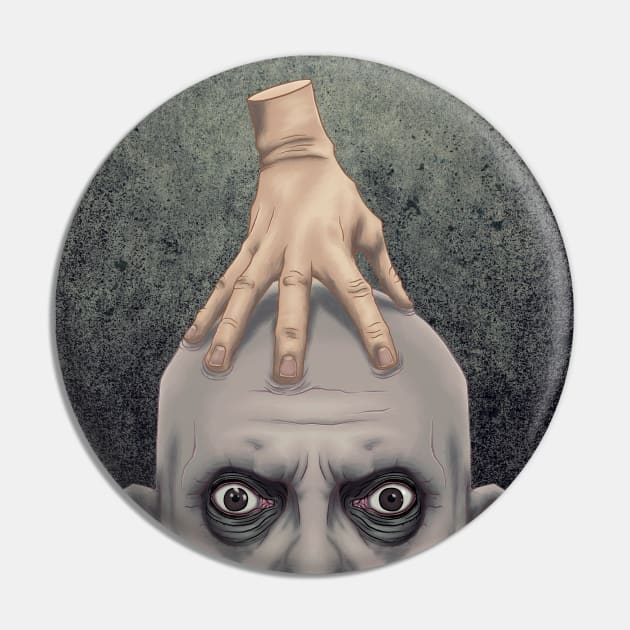 Uncle Fester Pin by forcefedartanddesign