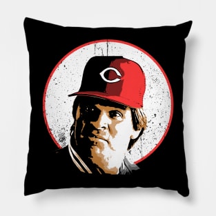 pete rose vintage design Pillow