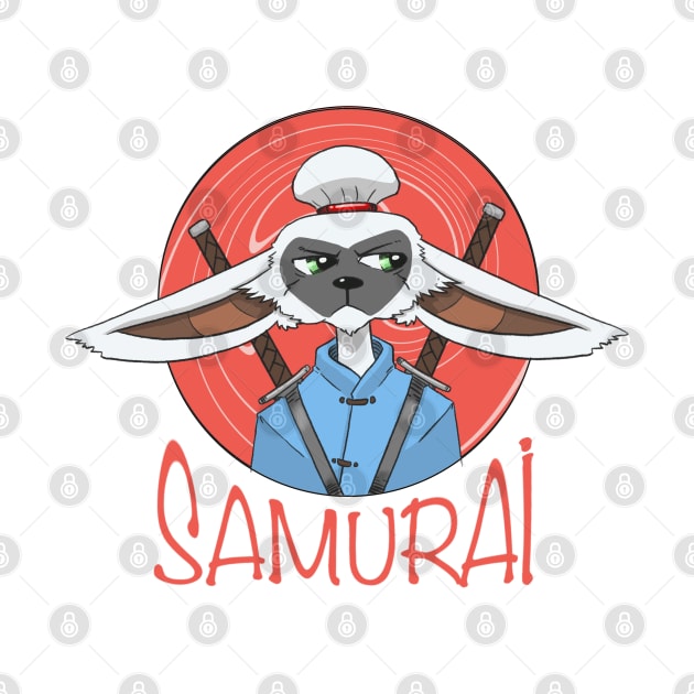 Serious Samurai Rabbit by StaCh