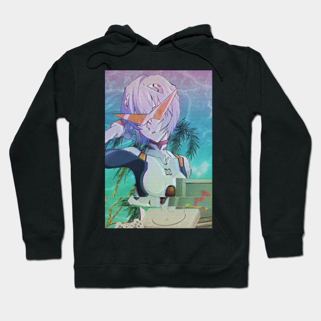 vaporwave playstation hoodie