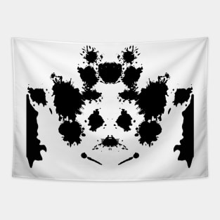 Rorschach Inkblot Test Disapproval Tapestry