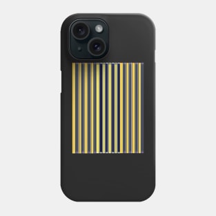 Yellow and black stripe pattern Phone Case