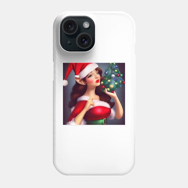 Sexy Christmas Phone Case by FineArtworld7