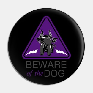 Beware of the evil puppy Pin