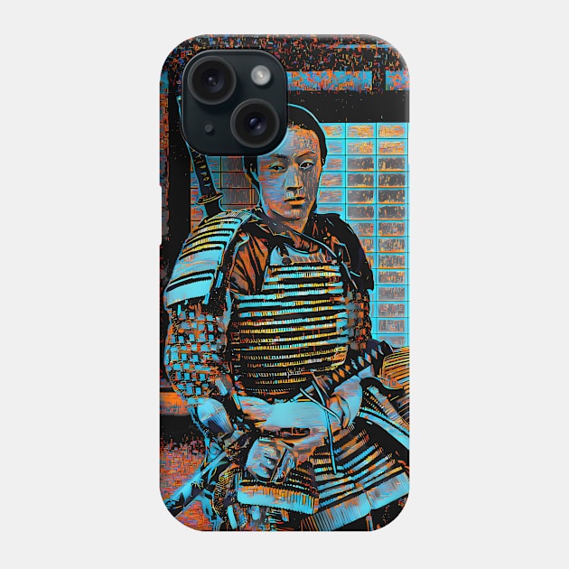 The samurai in codex Phone Case by UMF - Fwo Faces Frog