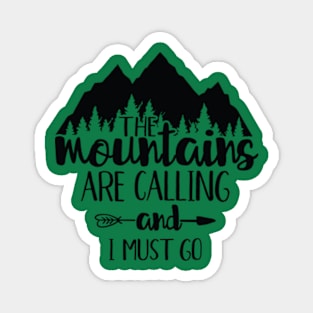 Mountains Motivational Magnet