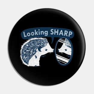 Looking Sharp hedgehogs Pin