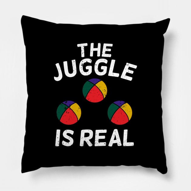 Juggler Toss Juggling Circus Pillow by Dolde08