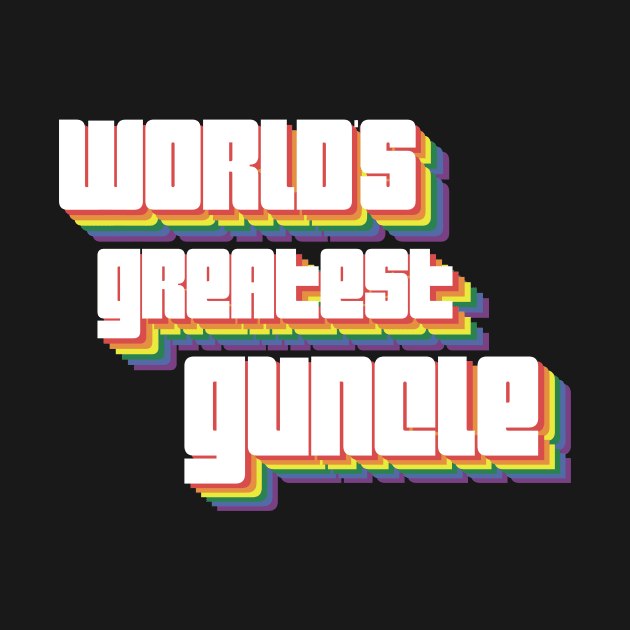 World's Greatest Guncle Rainbow Retro font by guncle.co