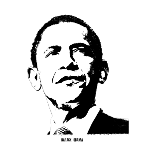 Barack Obama Portrait Pop Art T-Shirt