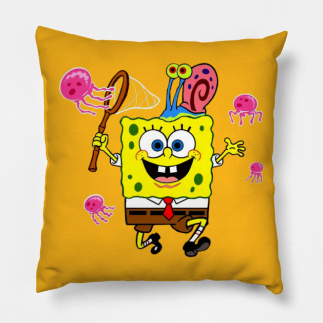 Cartoon Yellow In The Ocean Cartoons Pillow Teepublic