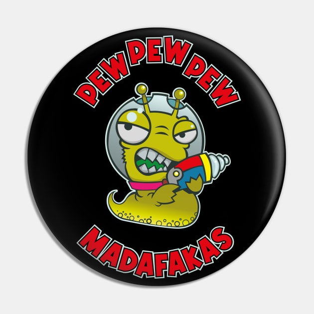 Pewpewpew Madafakas Cat (space Slug) Pin by BOEC Gear