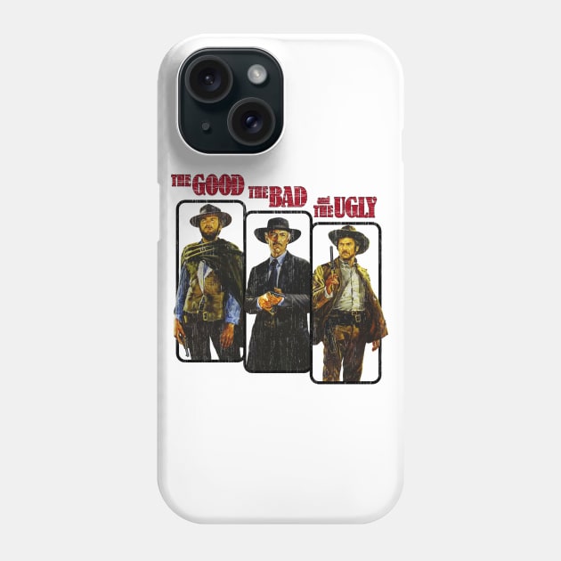 The Good, The Bad And The Ugly Phone Case by Lenny Animals Arts