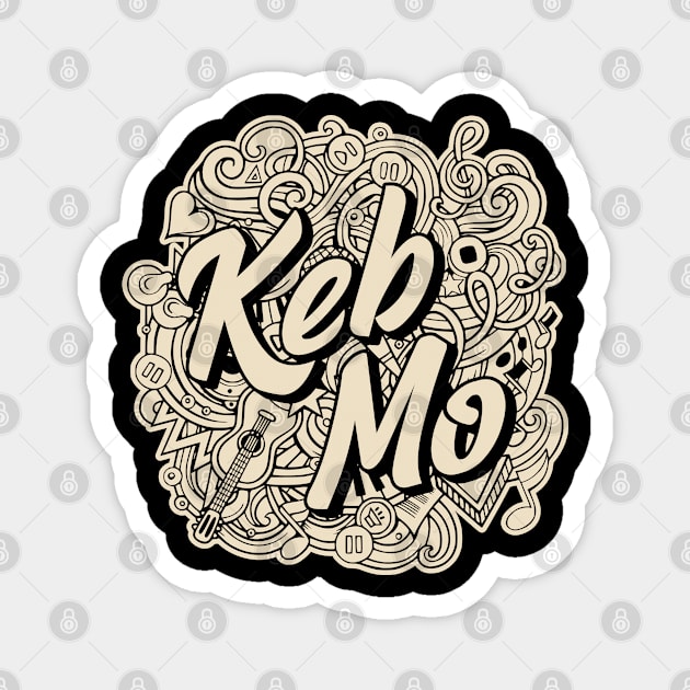 Keb Mo - Vintage Magnet by graptail