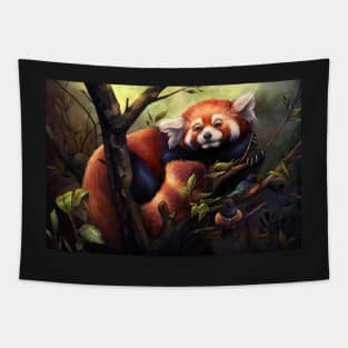 Red Panda Tapestry