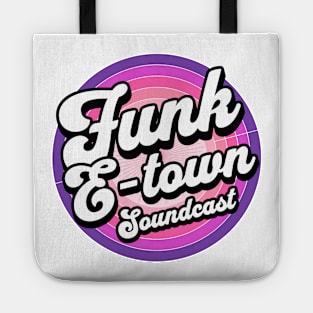 FUNK E-TOWN SOUNDCAST  - Staged Gradient Logo (purple/pink) Tote