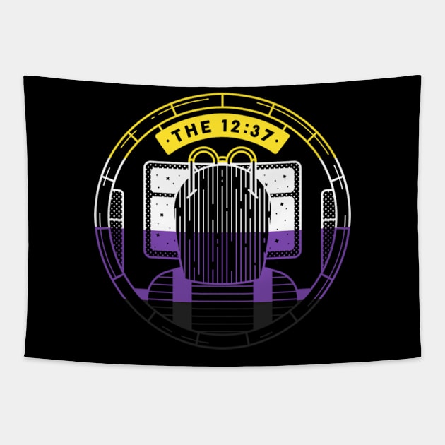 Pride Logo - Non Binary Flag Tapestry by the1237