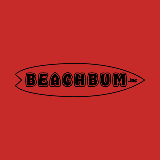 Beach Bum Inc. - Surfboard by Long Legs Design