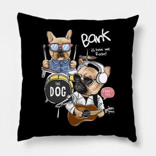 dog music Pillow