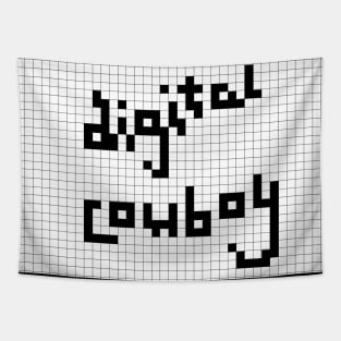 Digital Cowboy Tapestry