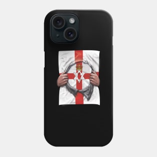 Northern Ireland Flag English Flag Ripped - Gift for Irish From Northern Ireland Phone Case