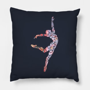 Marbled Dancer, Ballet, Jump Dance, Gymnast Pillow