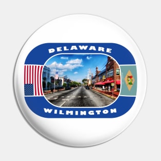 Delaware, Wilmington City, USA Pin