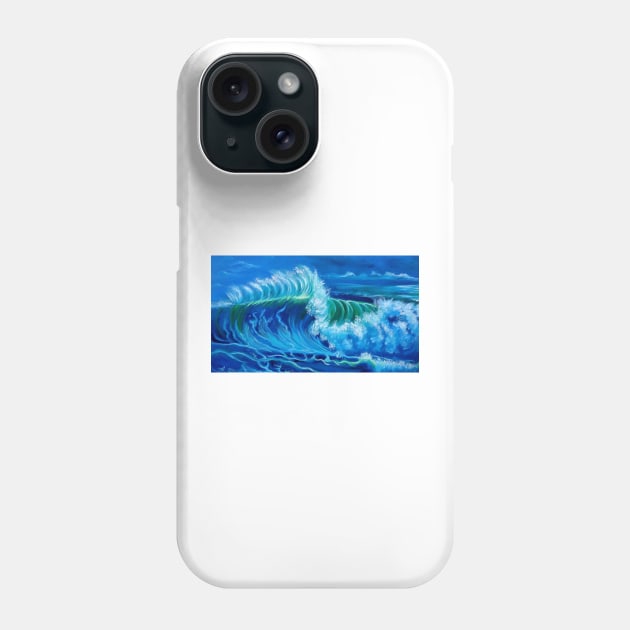 North Shore Wave Tsunami Phone Case by jennyleeandjim