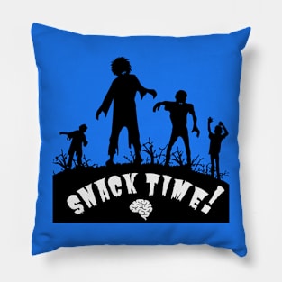 Snack time for zombies Pillow