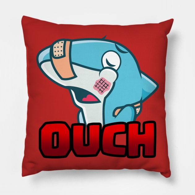 CarbonFin Ouch Pillow by CarbonFin Gaming