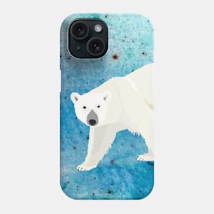 Polar bear (bg) Phone Case