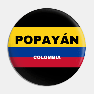 Popayán City in Colombian Flag Pin