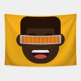 Geordi Emoji Tapestry