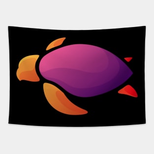 Purple turtle Tapestry