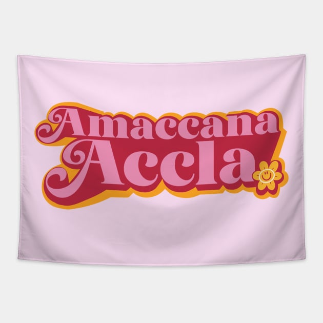 Amaccana Accla Filipino Expression Slang Tapestry by Aydapadi Studio