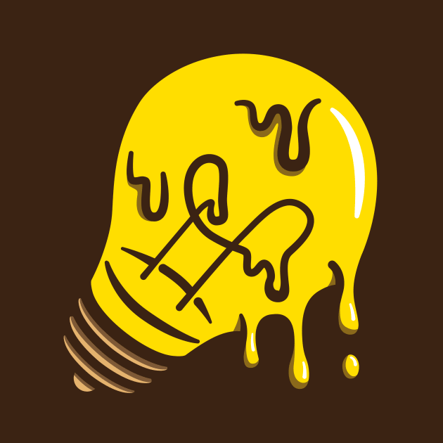 Sweet Idea - Light Bulb (Brown) by jepegdesign