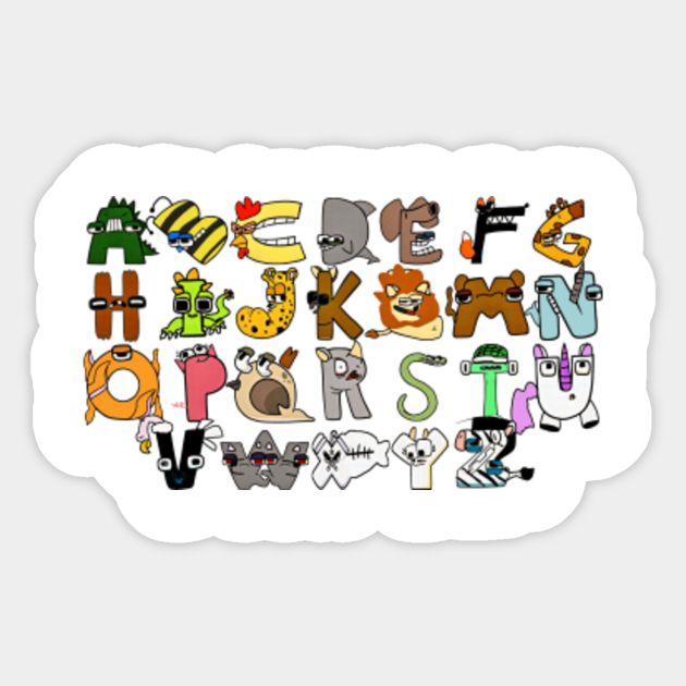Alphabet Lore Animals For Boys, Girls - Alphabet Lore - Sticker | TeePublic Alphabet Lore Animals For Boys, Girls - Alphabet Lore - Sticker | TeePublic