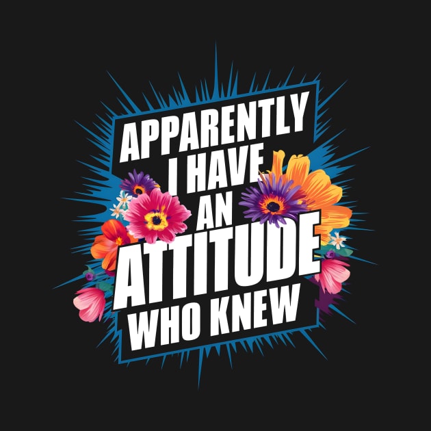 Attitude Blossom: Bold Typography Design by ShopFusion