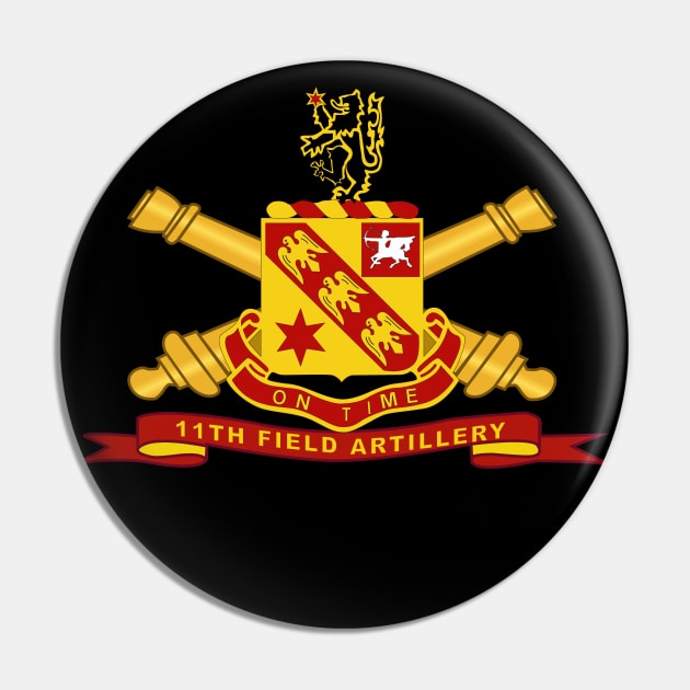 11th Field Artillery w Br - Ribbon Pin by twix123844