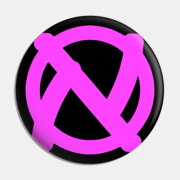 Jewish Anarchist Symbol (DIY Style) Pin by dikleyt