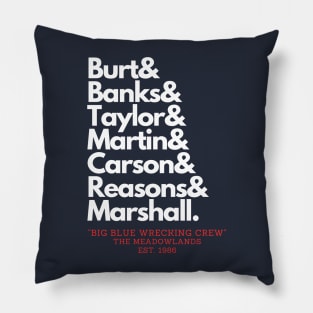 NYG's Big Blue Wrecking Crew! Pillow