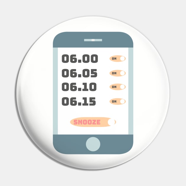 Alarm snooze Pin by Oricca