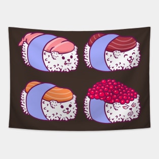 Sushi cat Tapestry