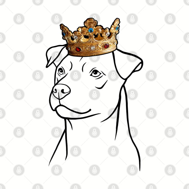 Patterdale Terrier Dog King Queen Wearing Crown by millersye